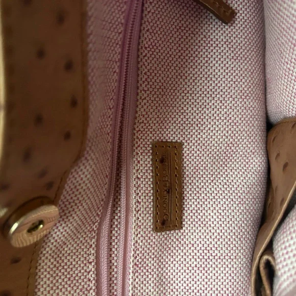 Stylish Tan Hobo Bag with Gold Accents - Picture 2 of 3